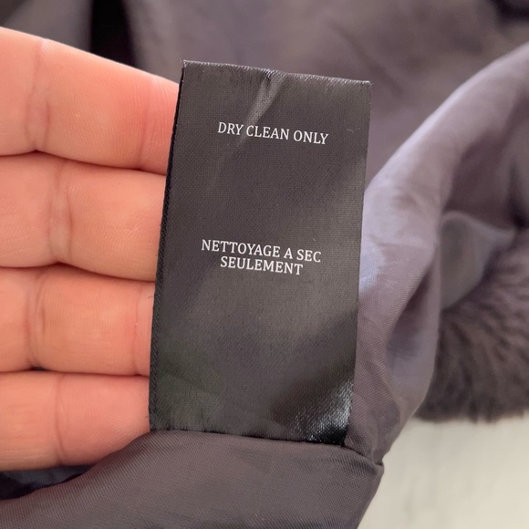 BLANK NYC Faux Fur Teddy Long Coat in Dark Grey - Picture 4 of 7